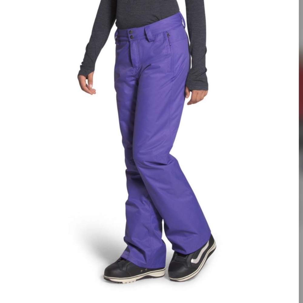 The North Face Sally Insulated Purple Snow Pants - Womens Large